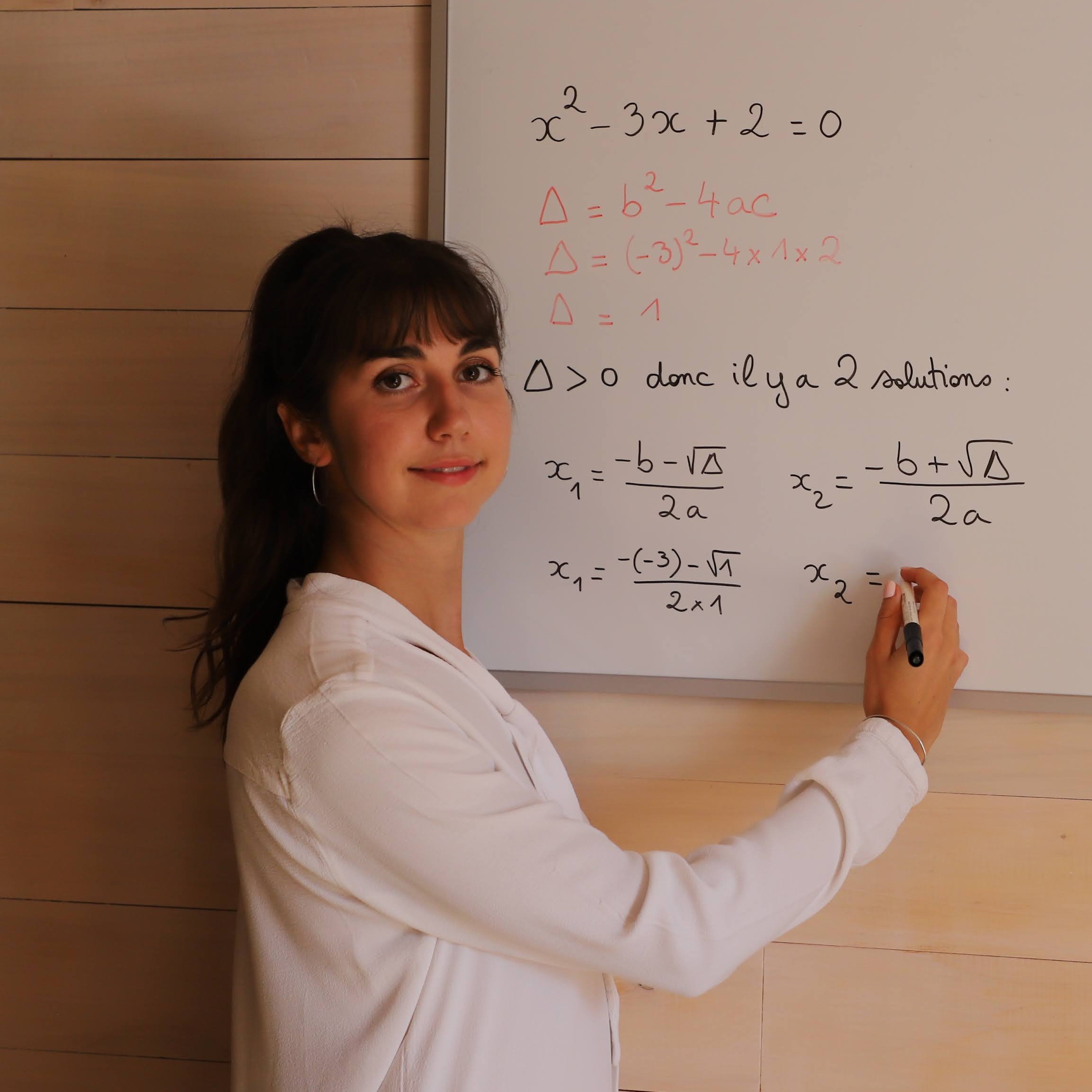 Portrait de la prof de maths